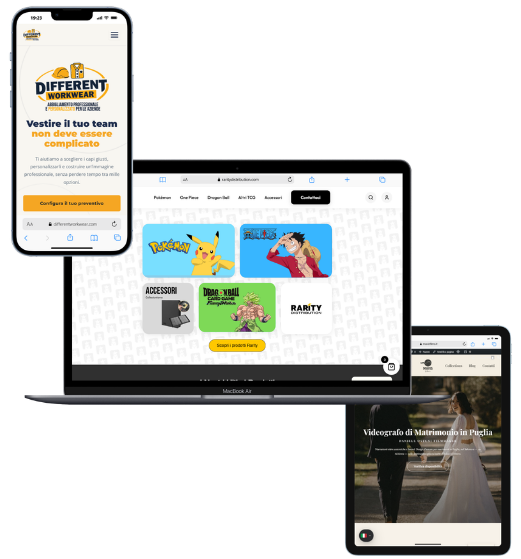 Siti web ottimizzati SEO, AEO e GEO realizzati da Cust Agency